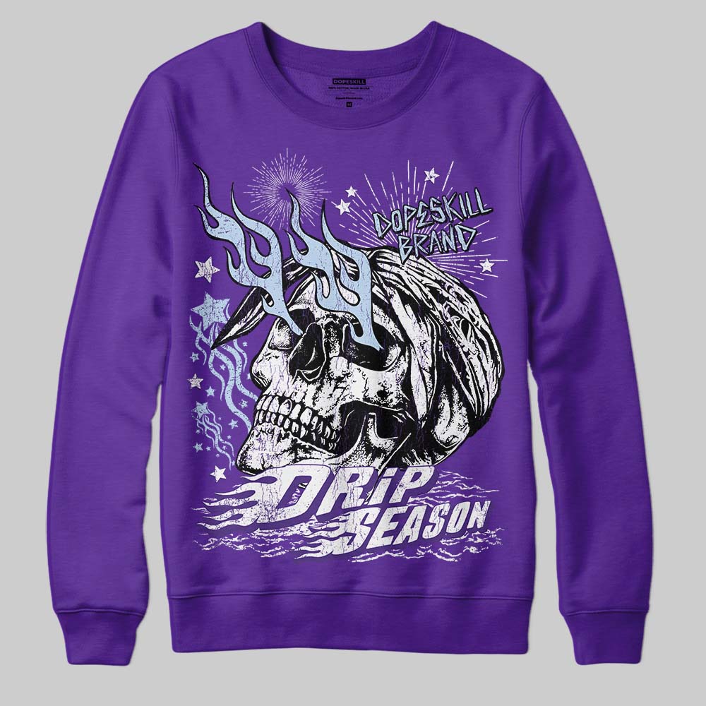 Grape 5s superstreetwear Sweatshirt Drip Season Graphic