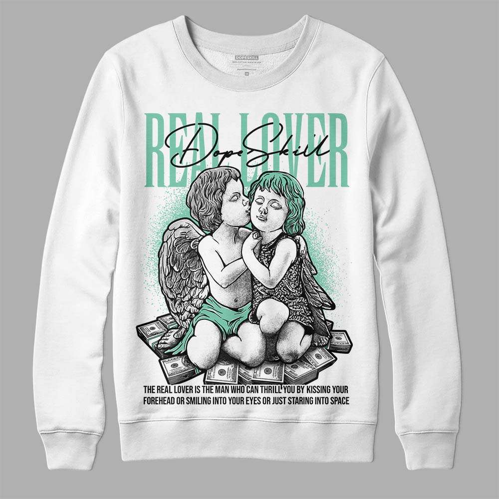 Green Glow 3s superstreetwear Sweatshirt Real Lover Graphic