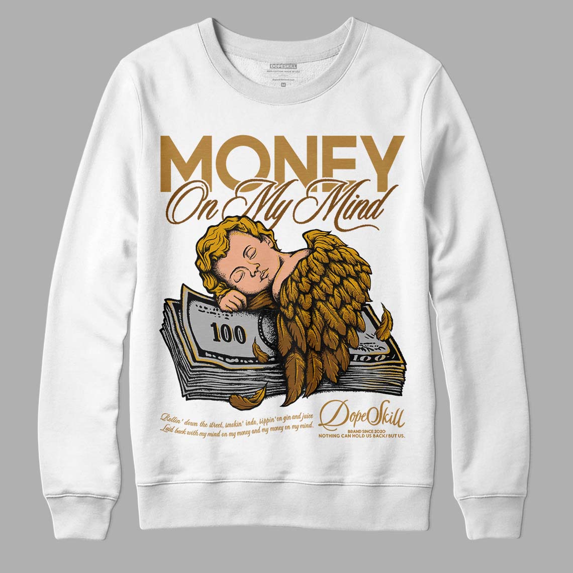 Wheat 13s superstreetwear Sweatshirt MOMM Graphic