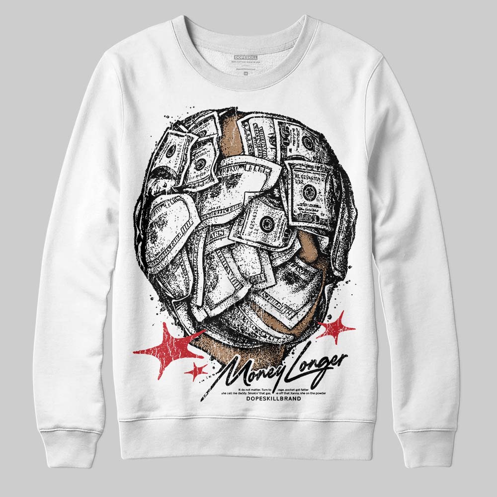 Bred 11s superstreetwear Sweatshirt Money Longer Graphic
