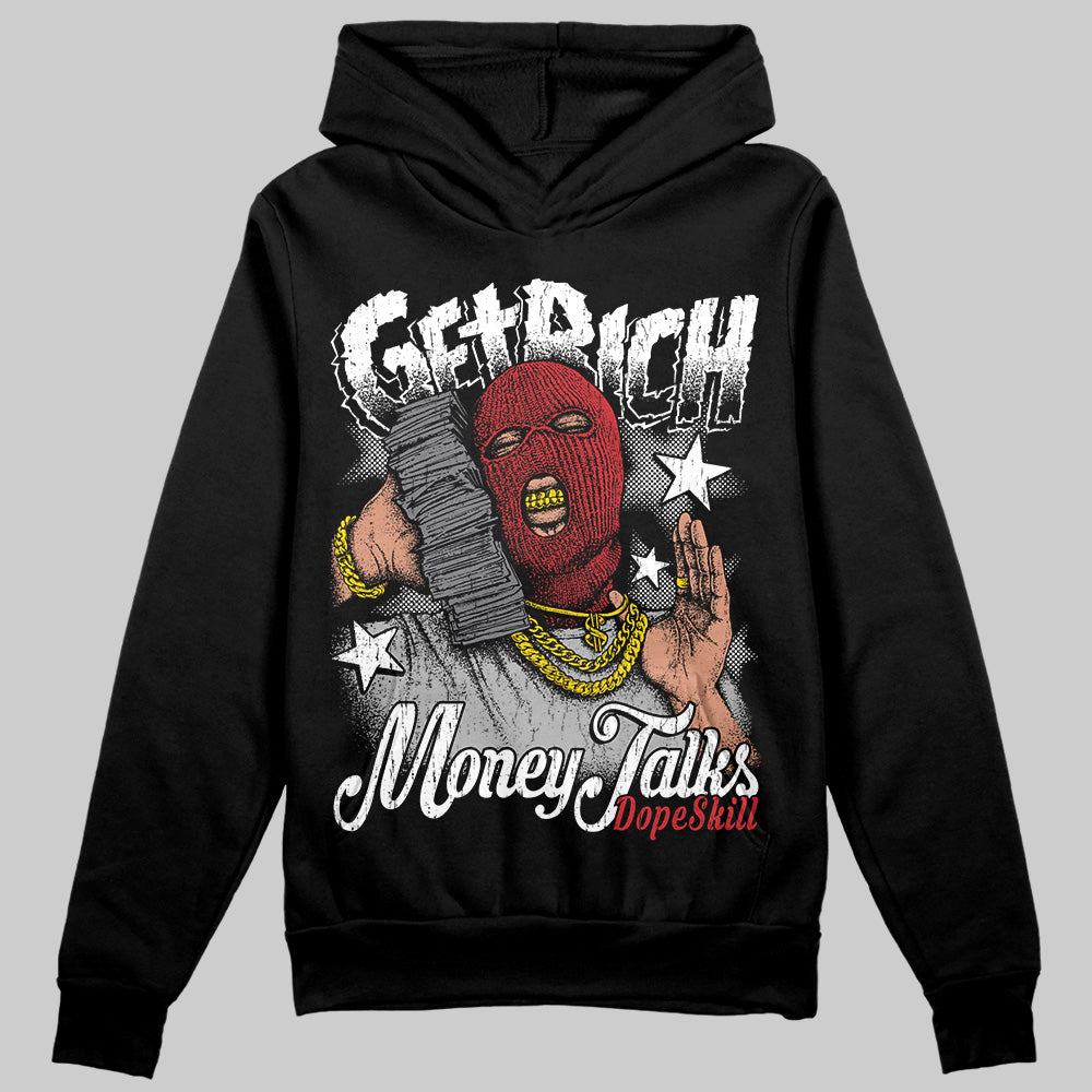 Bred Velvet 11s superstreetwear Hoodie Sweatshirt Get Rich Graphic