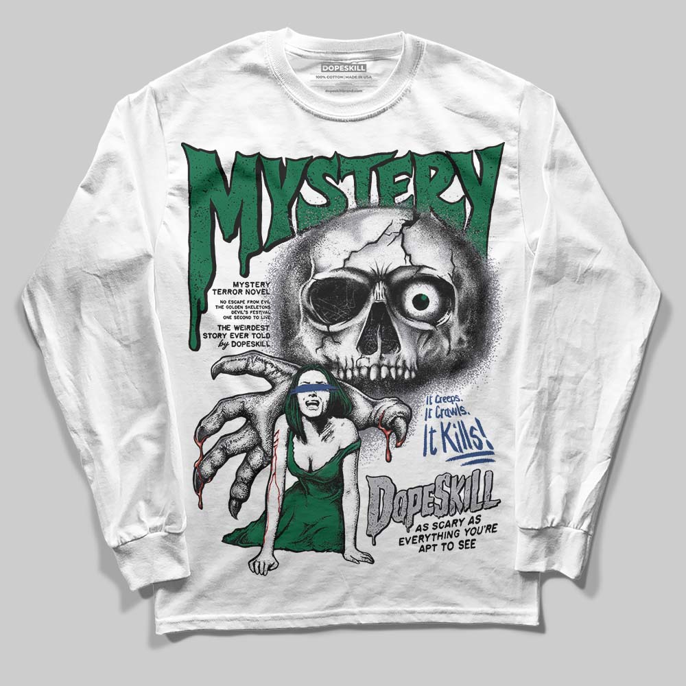 GT-2160 Shamrock Green superstreetwear Long Sleeve T-Shirt Mystery Ghostly Grasp Graphic