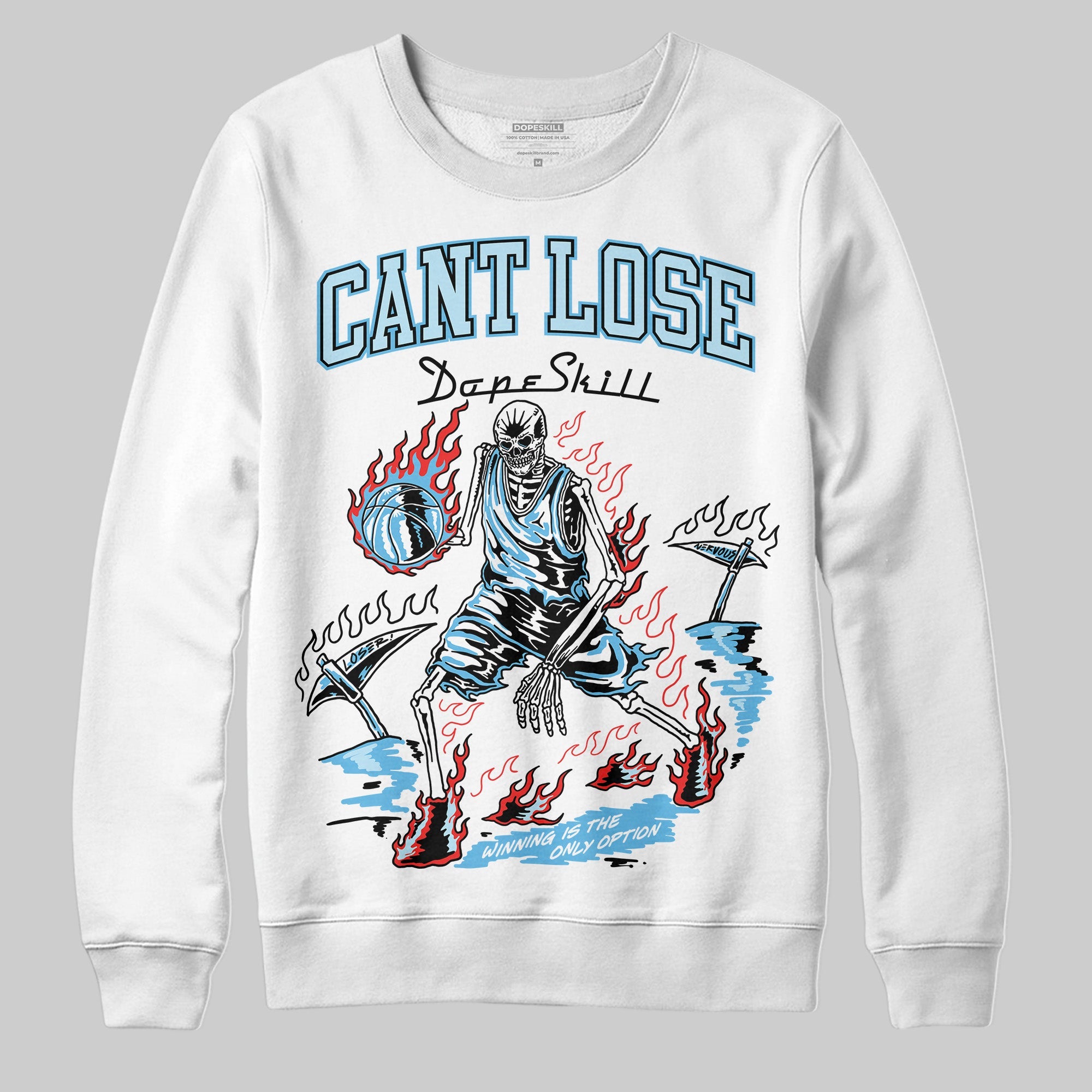 Legend Blue 11s superstreetwear Sweatshirt Cant Lose Graphic