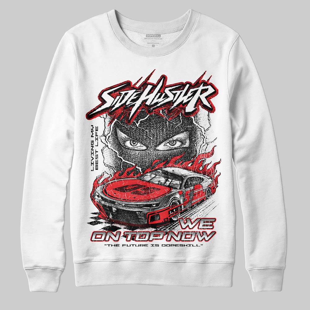 Black and White Collection superstreetwear Sweatshirt New Side Hustler Graphic