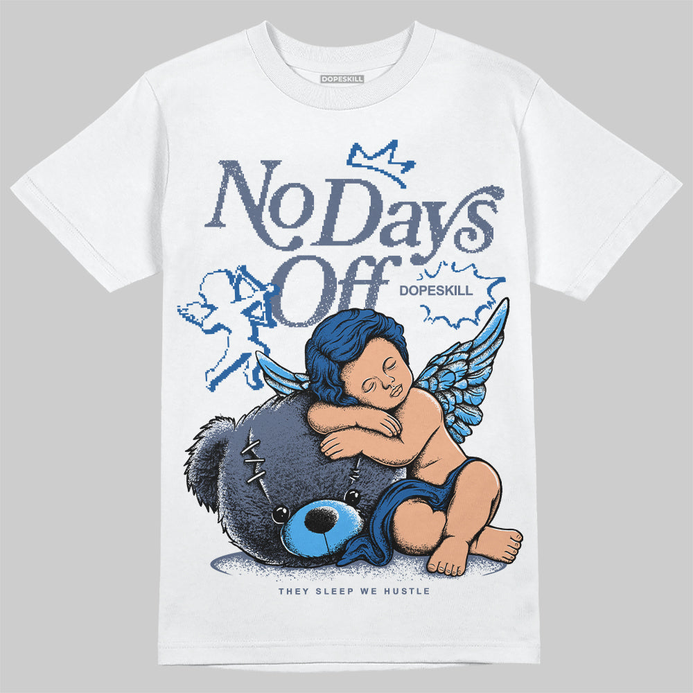 Diffused Blue 11s superstreetwear T-Shirt New No Days Off Graphic