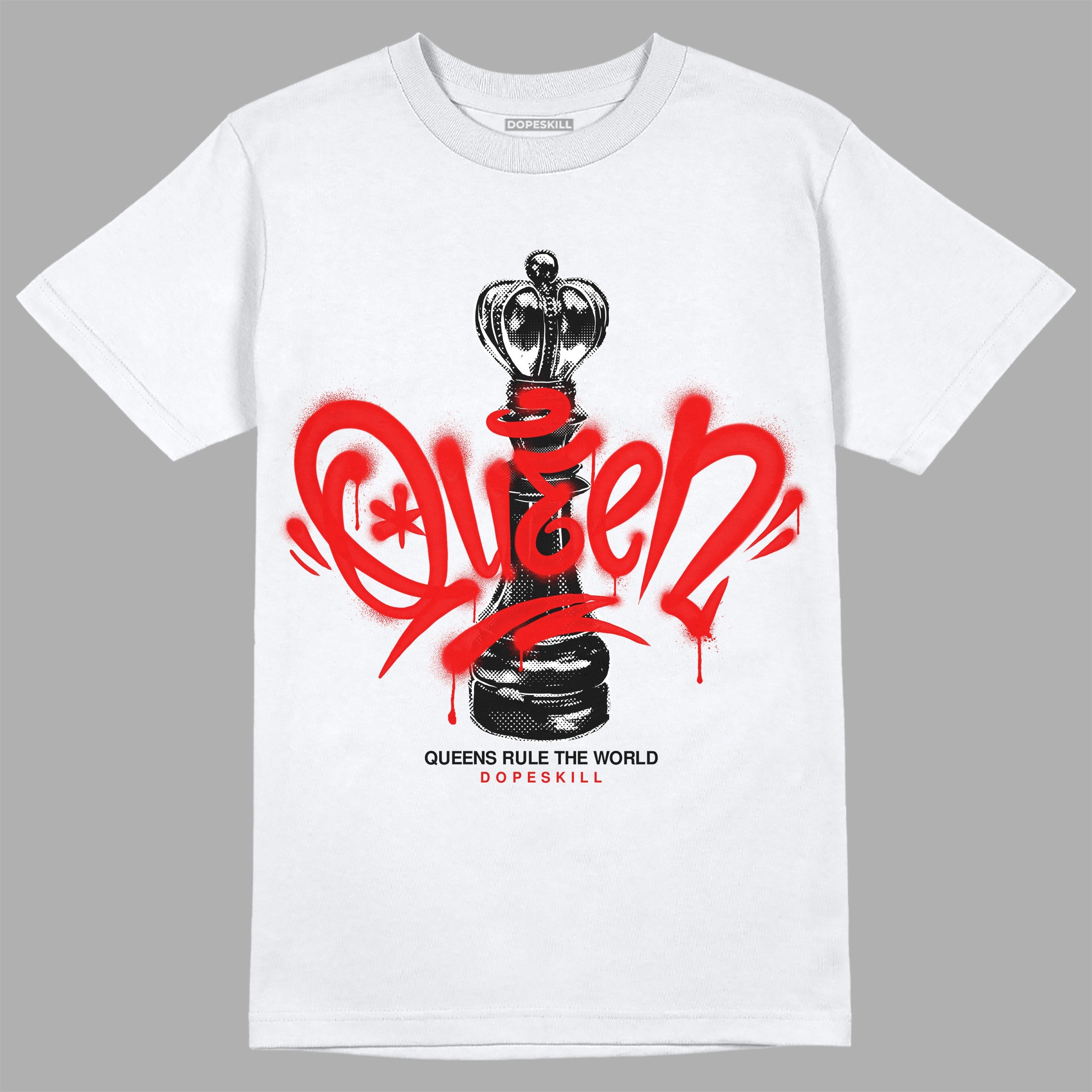 Cherry 12s superstreetwear T-Shirt Queen Chess Graphic