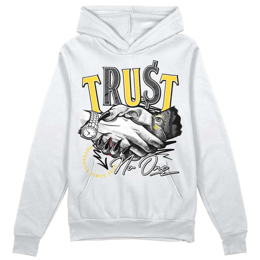 Black Tour Yellow AJ 4 Thunder superstreetwear Hoodie Sweatshirt Trust No One Graphic