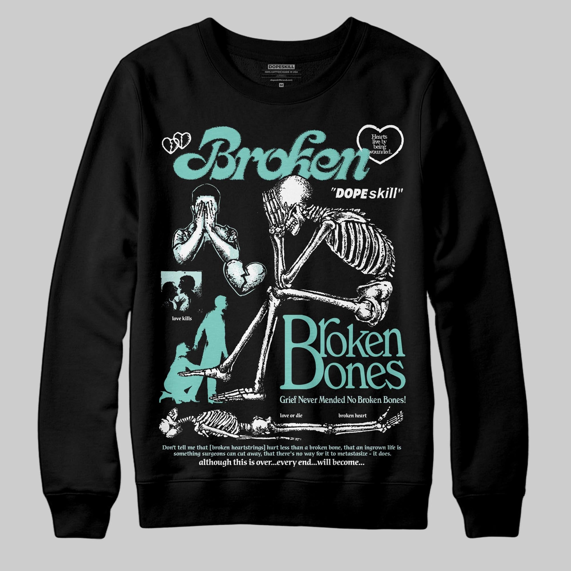 Igloo 11s superstreetwear Sweatshirt Broken Bones Graphic