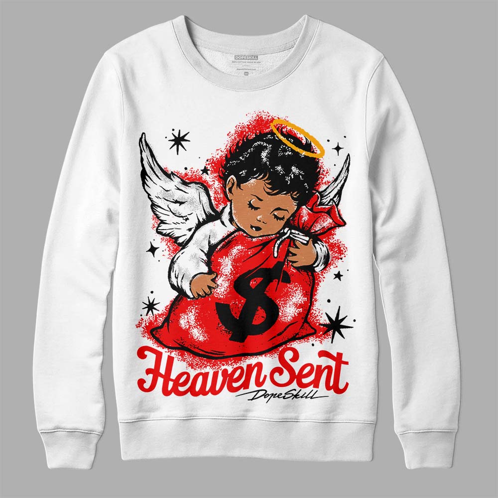 Cherry 12s superstreetwear Sweatshirt Heaven Sent Graphic