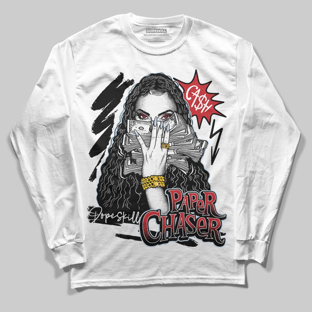 Black Metallic Reimagined 5s superstreetwear Long Sleeve T-Shirt NPC Graphic