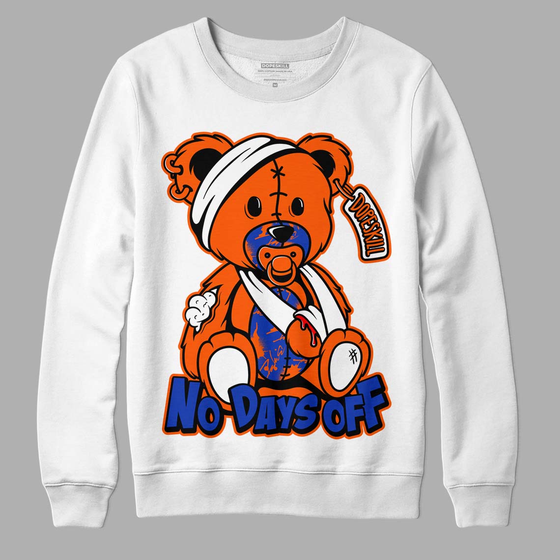 Dunk Low Futura Orange Blaze superstreetwear Sweatshirt Hurt Bear Graphic