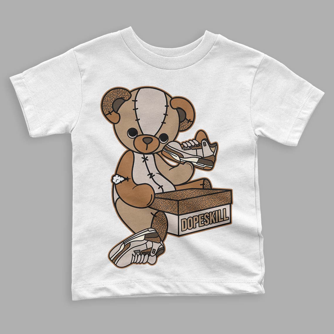 Palomino 3s superstreetwear Toddler Kids T-shirt Sneakerhead BEAR Graphic