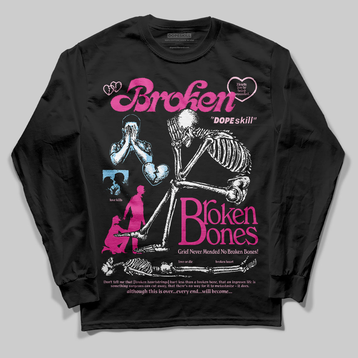 Doernbecher 6s superstreetwear Long Sleeve T-Shirt Broken Bones Graphic