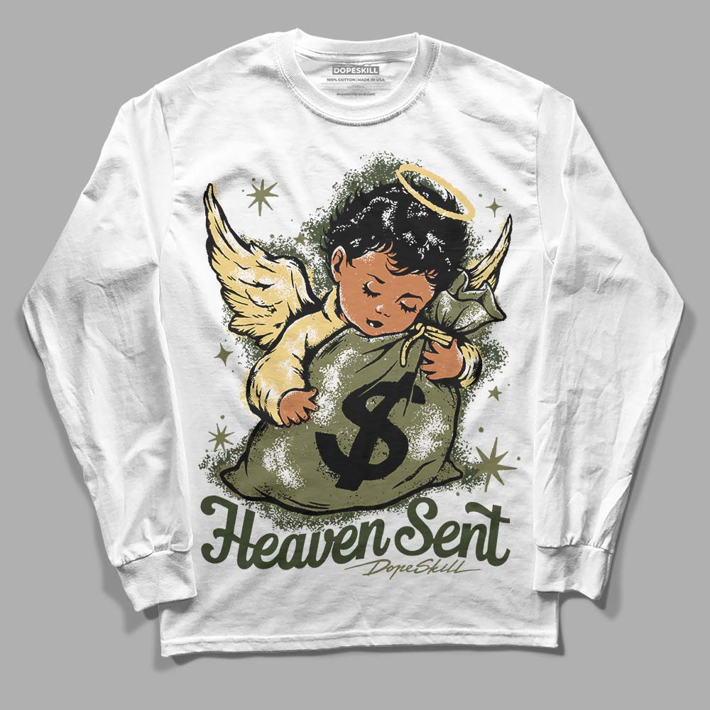 Craft Olive 4s superstreetwear Long Sleeve T-Shirt Heaven Sent Graphic