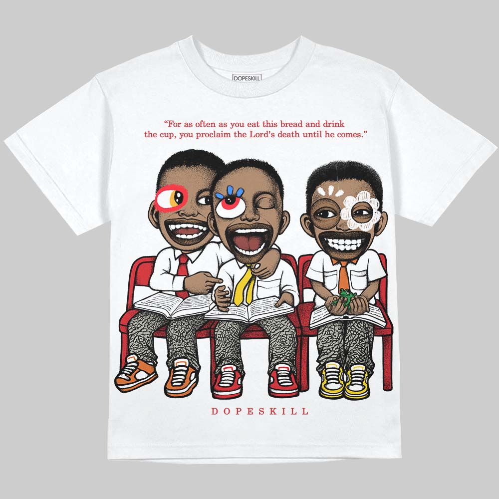 Fire Red 3s superstreetwear Oversize Print T-Shirt First Sunday Graphic