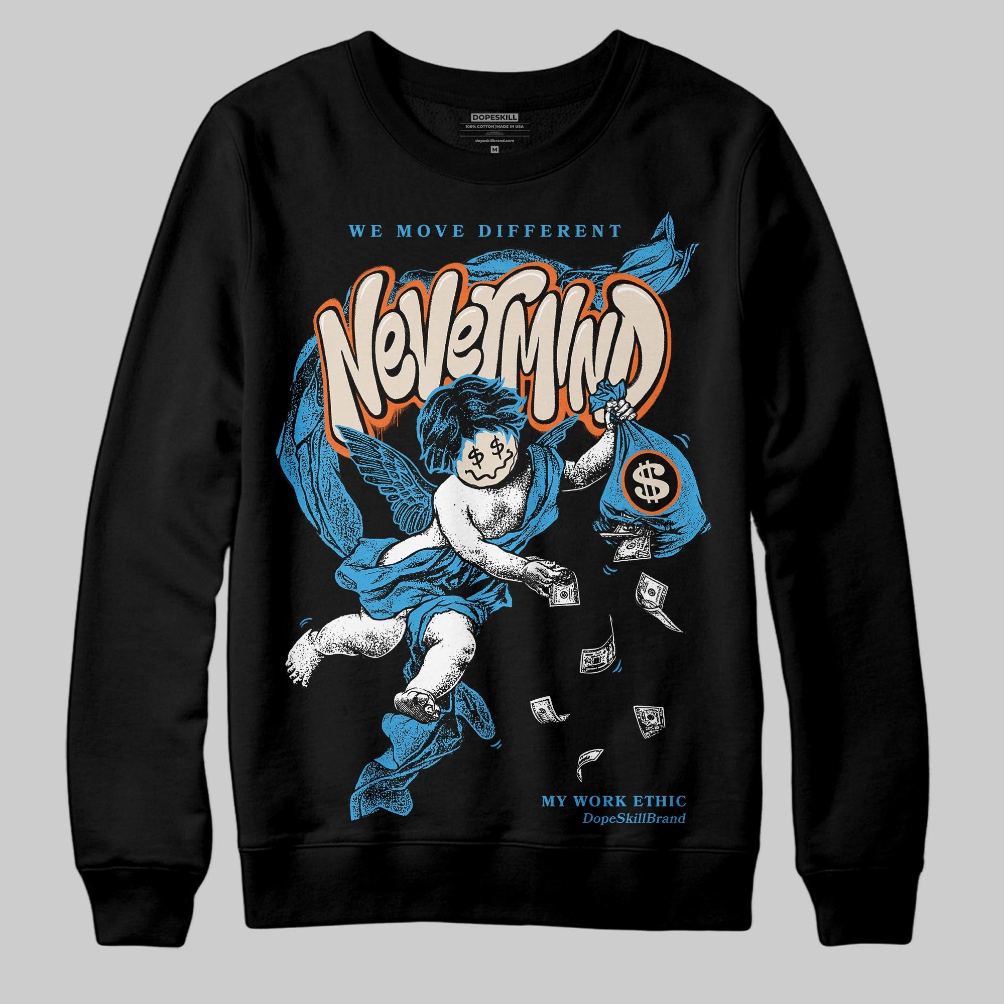 UNC Reimagined 1s superstreetwear Sweatshirt Nevermind Graphic