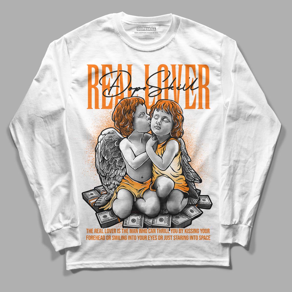 Dunk Low Magma Orange superstreetwear Long Sleeve T-Shirt Real Lover Graphic