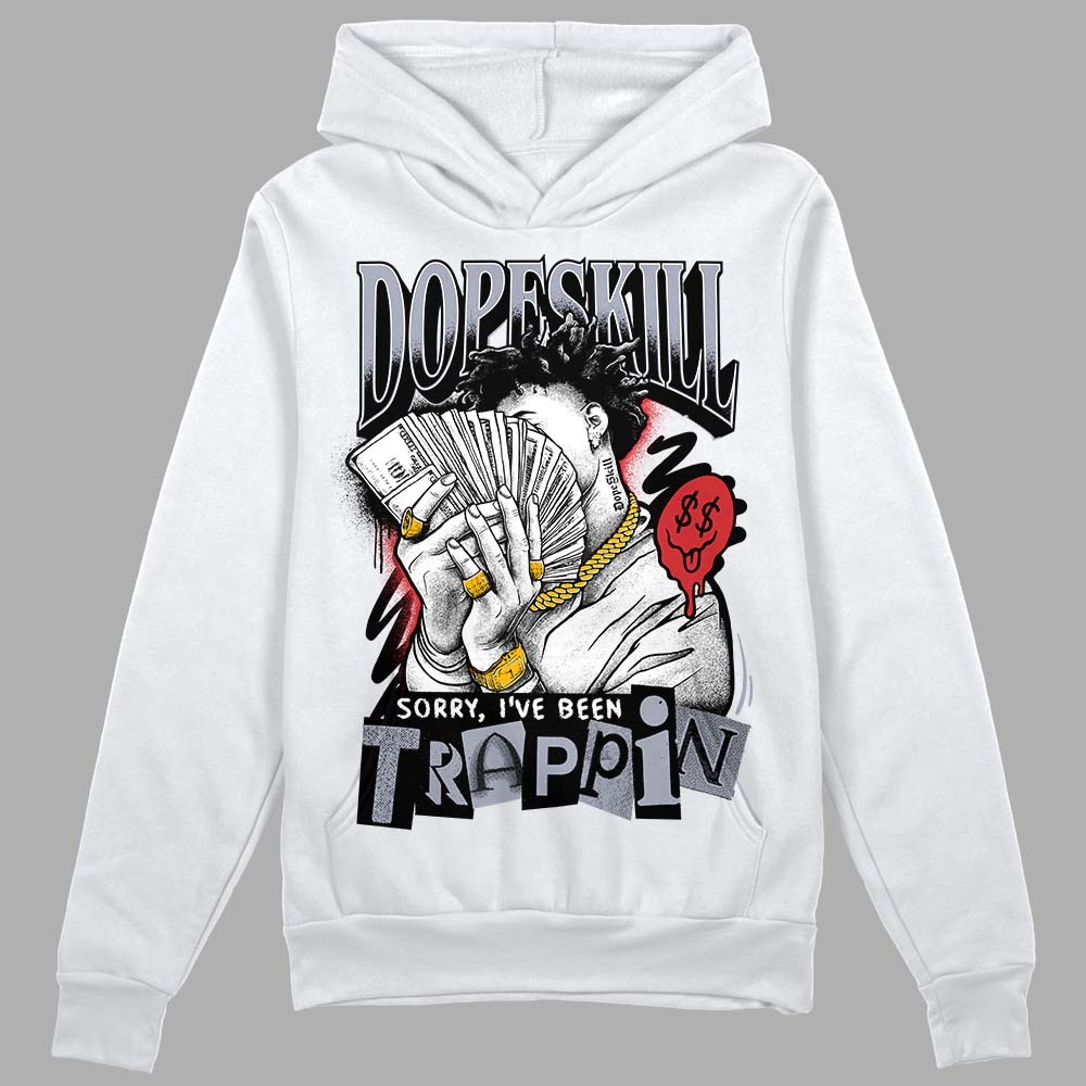 Bred Reimagined 4s superstreetwear Hoodie Sweatshirt Sorry I've Been Trappin Graphic