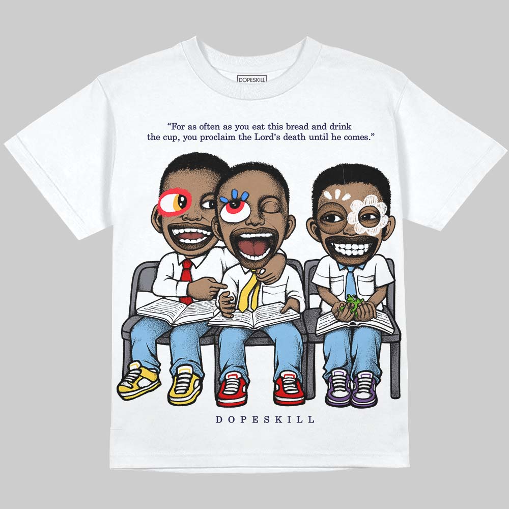 University Blue Collection superstreetwear Oversize Print T-Shirt First Sunday Graphic