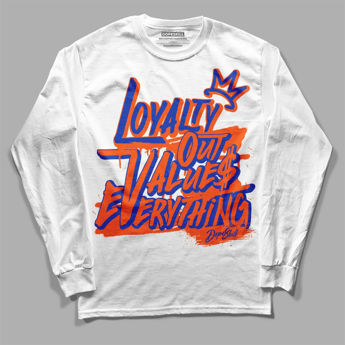 Dunk Low Futura Orange Blaze superstreetwear Long Sleeve T-Shirt LOVE Graphic