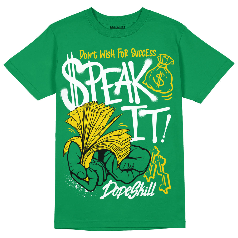 Green Collection superstreetwear Green T-shirt Speak It Graphic