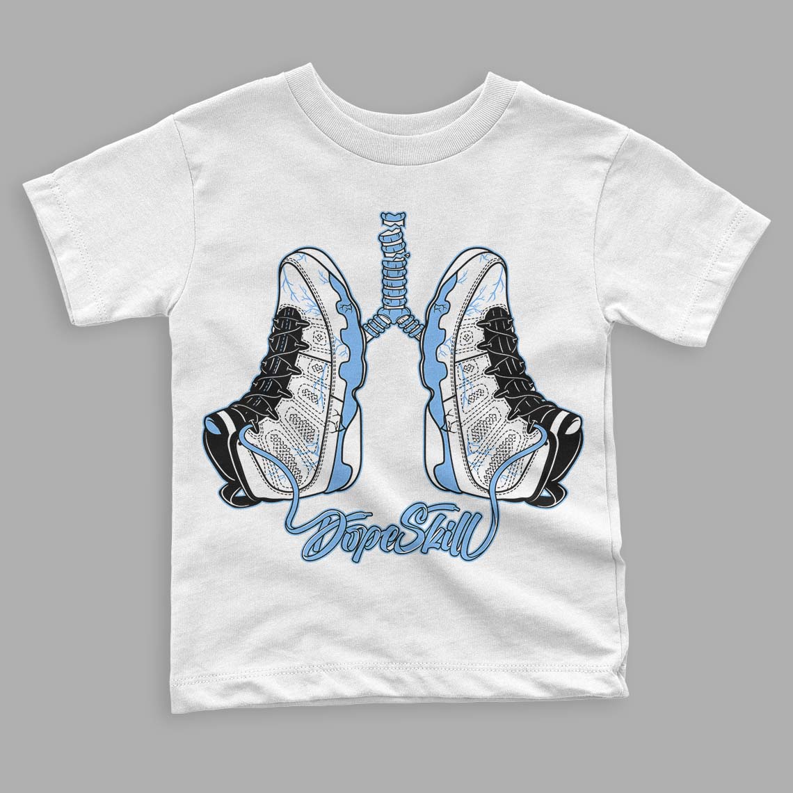 Powder Blue 9s superstreetwear Toddler Kids T-shirt Breathe Graphic