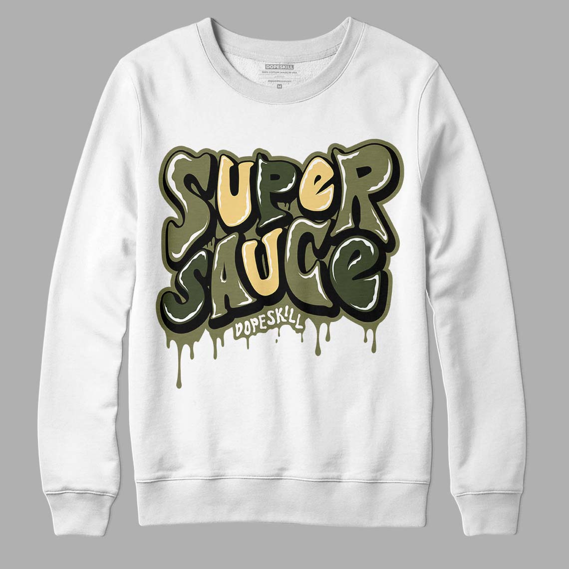 Craft Olive 4s superstreetwear Sweatshirt Super Sauce Graphic