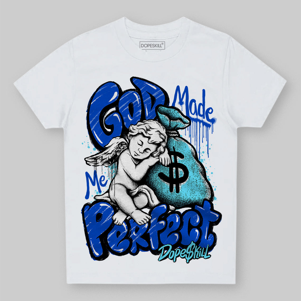 SB Dunk Argon superstreetwear Toddler Kids T-shirt God Made Me Perfect Graphic