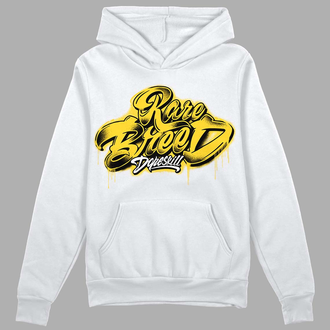 Black Tour Yellow AJ 4 Thunder superstreetwear Hoodie Sweatshirt Rare Breed Type Graphic