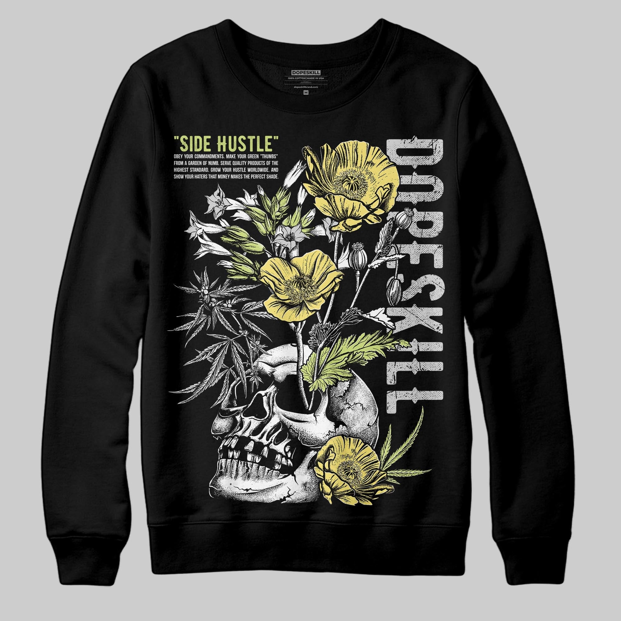 Light Lemon Twist 4s superstreetwear Sweatshirt Side Hustle Graphic
