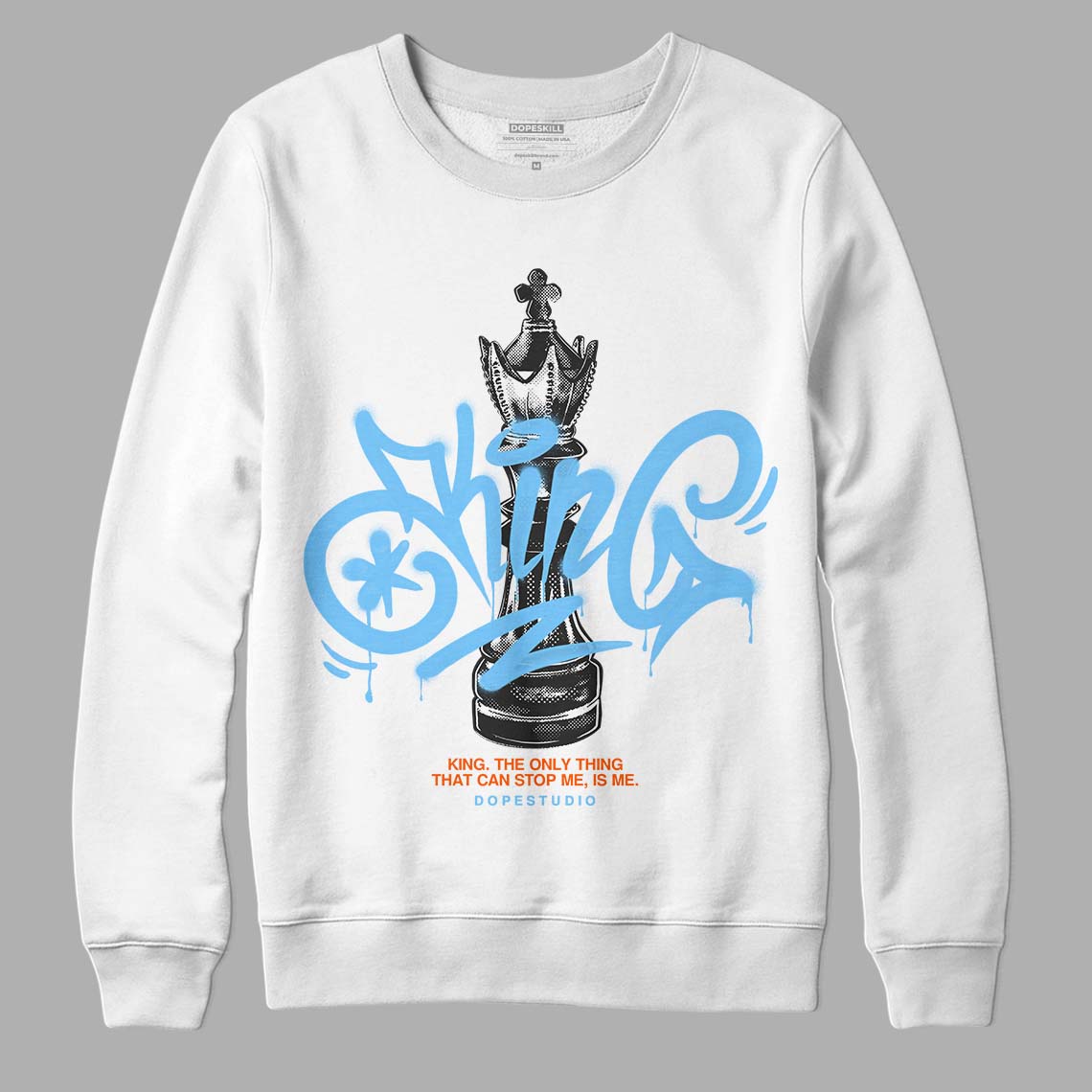 Dunk Low Futura University Blue superstreetwear Sweatshirt King Chess Graphic