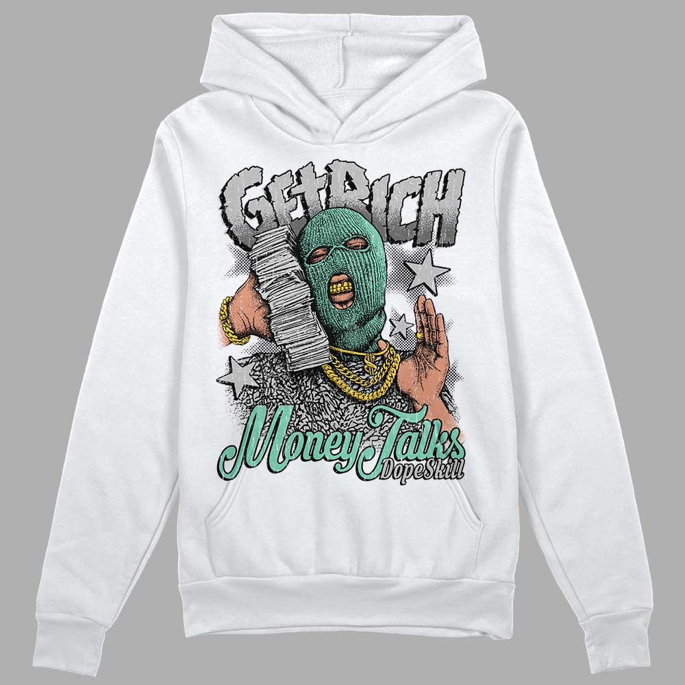 Green Glow 3s superstreetwear Hoodie Sweatshirt Get Rich Graphic