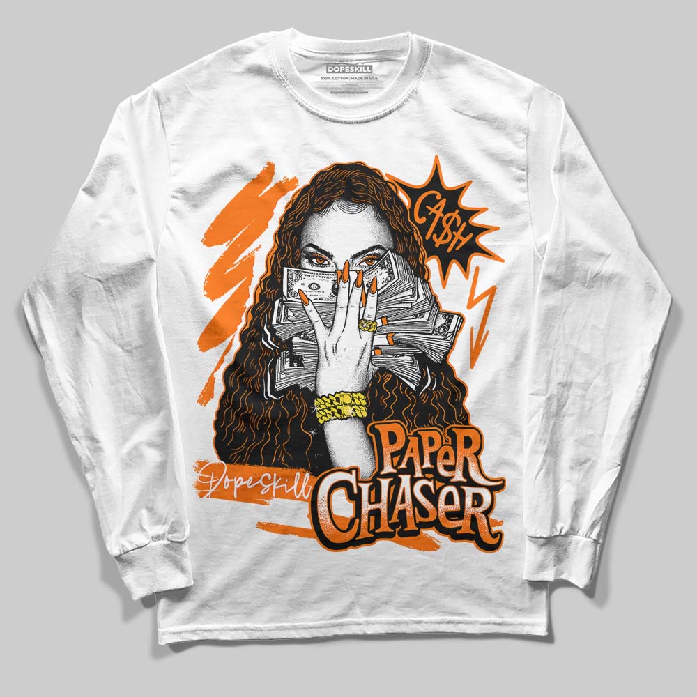 Orange Black White superstreetwear Long Sleeve T-Shirt NPC Graphic