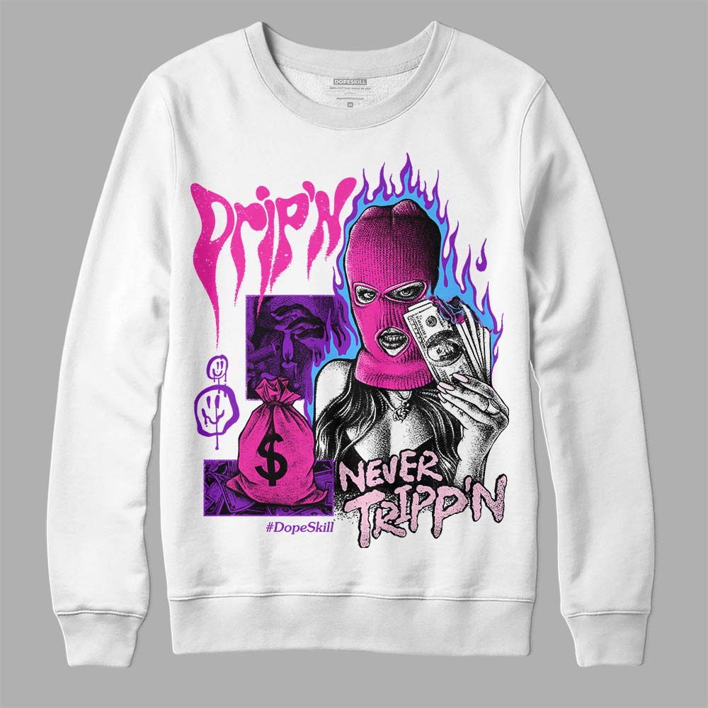 Triple Pink Dunk superstreetwear Sweatshirt Drip'n Never Tripp'n Graphic