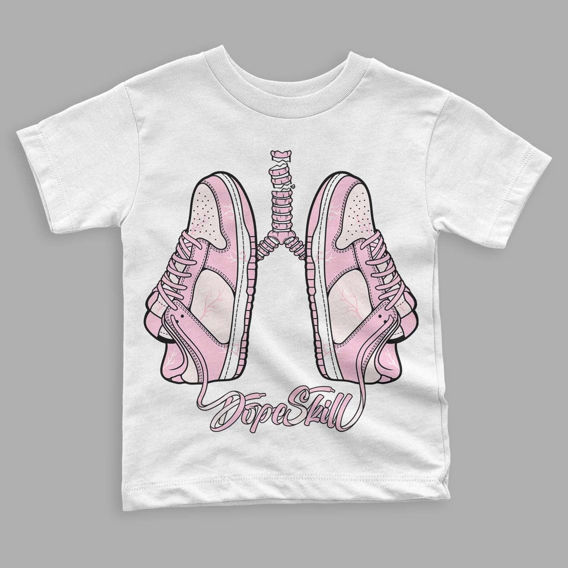 Dunk Low Pink Foam superstreetwear Toddler Kids T-shirt Breathe Graphic