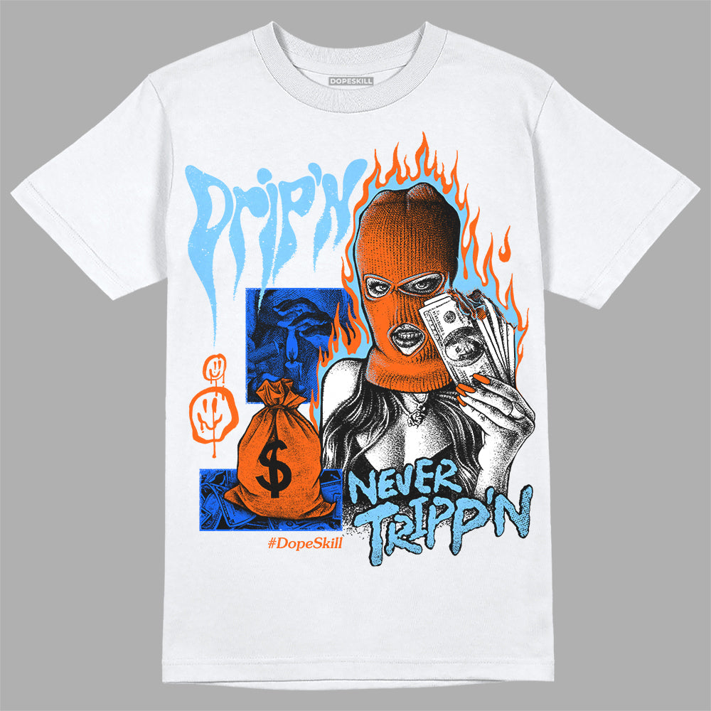 Dunk Futura University Blue superstreetwear T-Shirt Drip'n Never Tripp'n Graphic