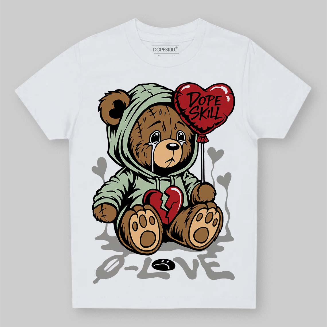 Seafoam 4s 2025 superstreetwear Toddler Kids T-shirt Broken Bear Graphic