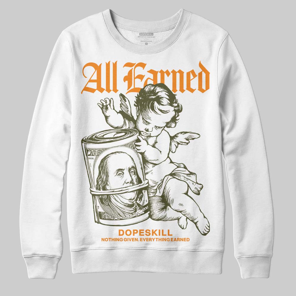 Olive Collection superstreetwear Sweatshirt All Earned Graphic
