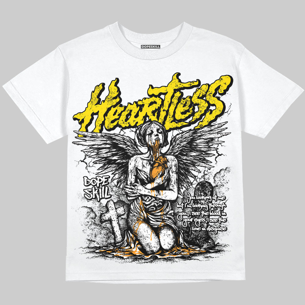 Yellow Ochre 6s superstreetwear Oversize Print T-Shirt Heartless Graphic