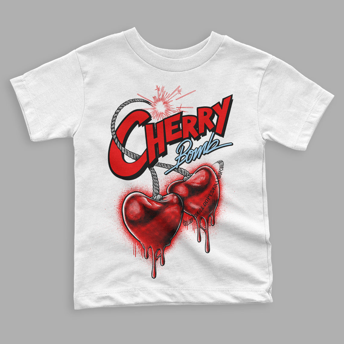 Cherry 11s  superstreetwear Toddler Kids T-shirt Cherry Bomb Graphic