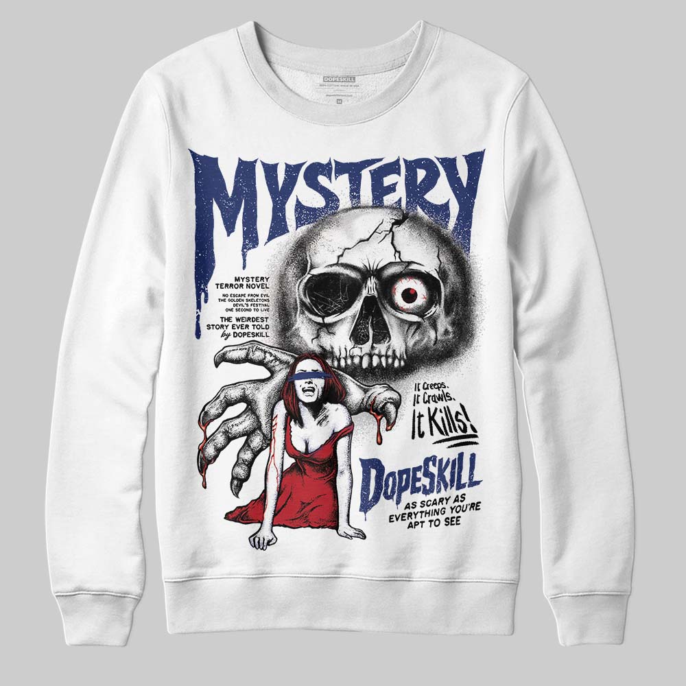 Rare Air Deep Royal Blue 1s superstreetwear Sweatshirt Mystery Ghostly Grasp Graphic
