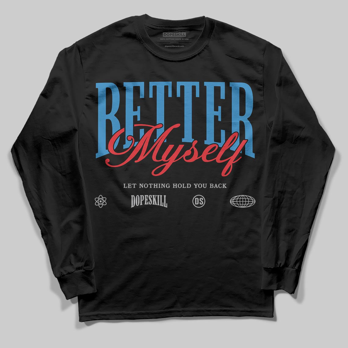 Rare Air 3s superstreetwear Long Sleeve T-Shirt Better Myself Graphic
