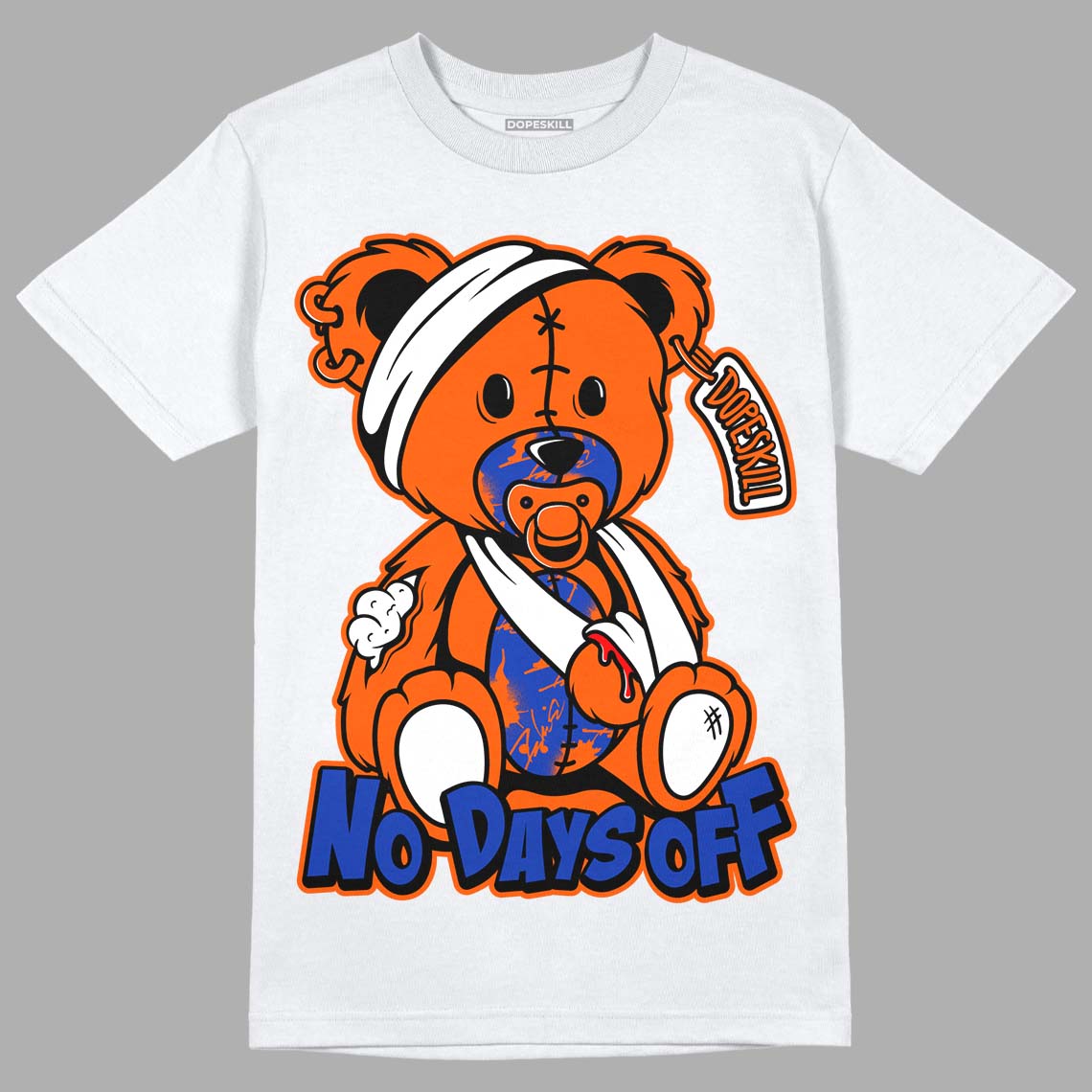 Dunk Low Futura Orange Blaze superstreetwear T-Shirt Hurt Bear Graphic