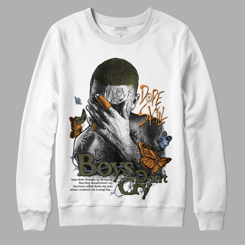 Olive 5s superstreetwear Sweatshirt Boys Don't Cry Graphic