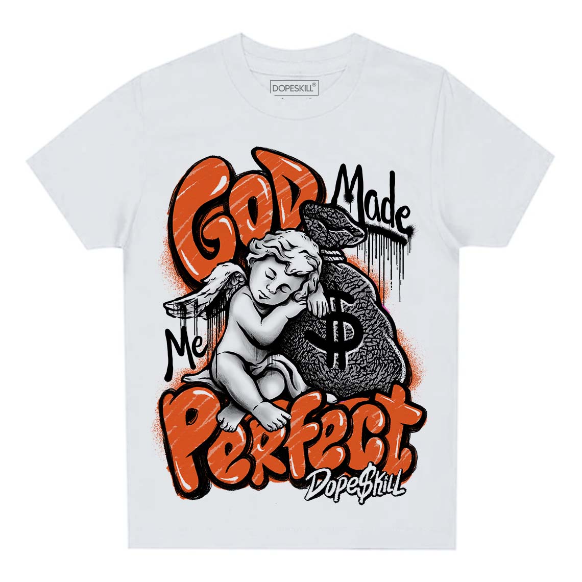 Georgia Peach 3s superstreetwear Toddler Kids T-shirt God Made Me Perfect Graphic