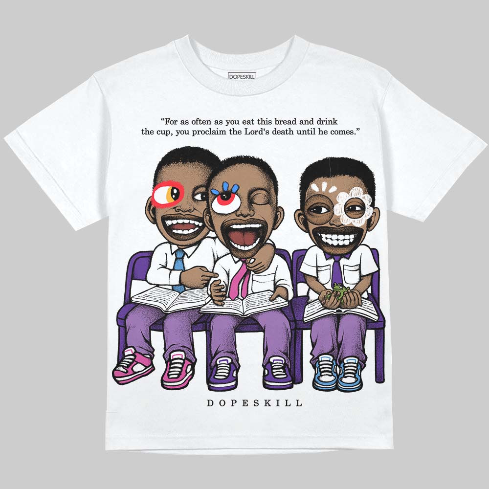 PURPLE Collection superstreetwear Oversize Print T-Shirt First Sunday Graphic