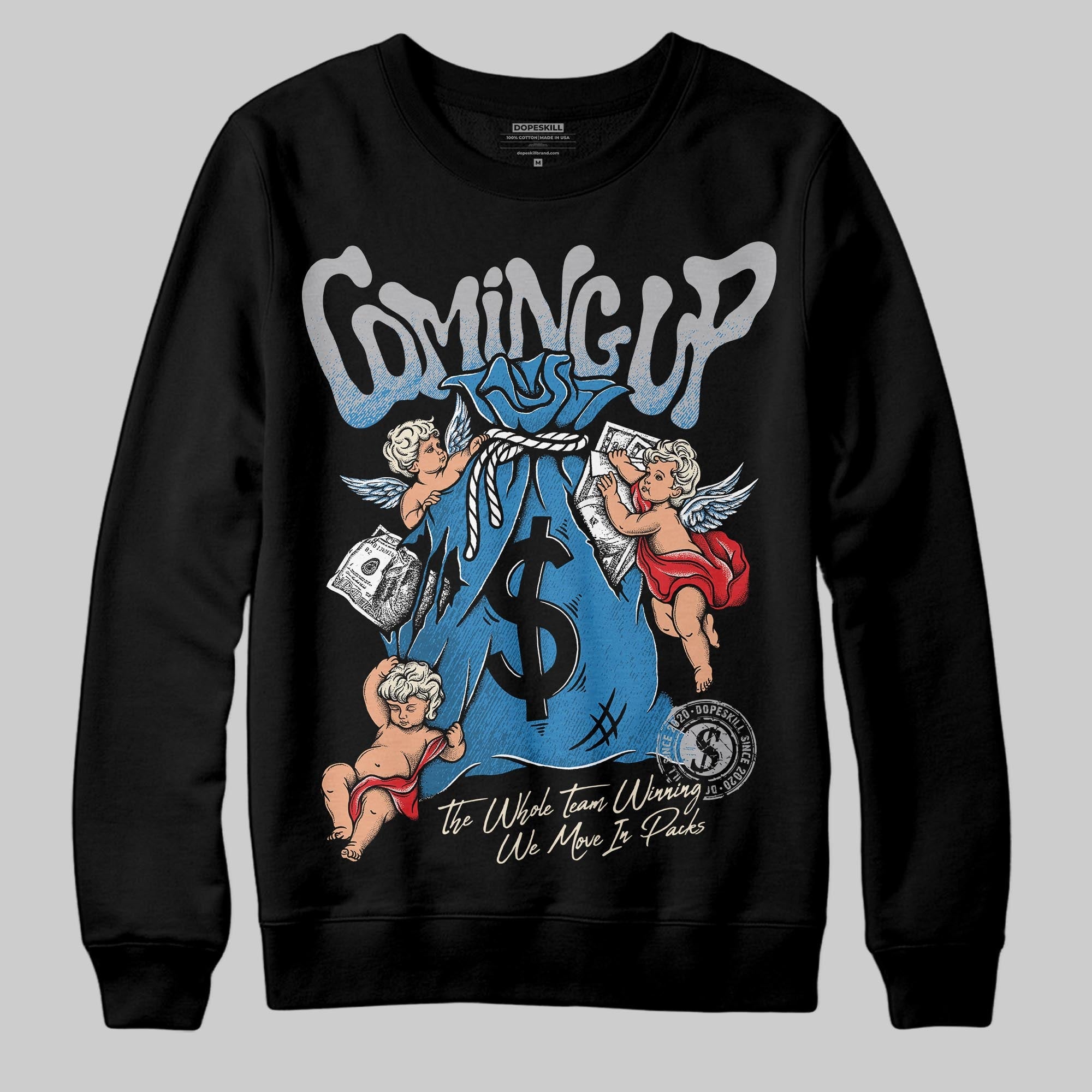Rare Air 3s superstreetwear Sweatshirt Money Bag Coming Up Graphic