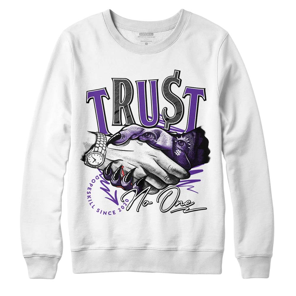 PURPLE Collection superstreetwear Sweatshirt Trust No One Graphic