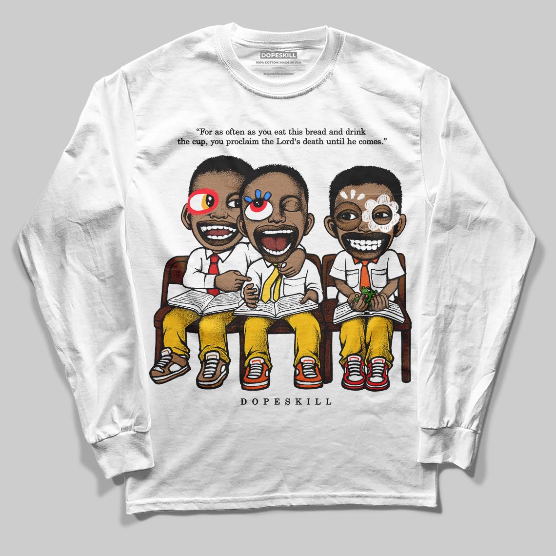 Yellow Collection superstreetwear Long Sleeve T-Shirt First Sunday Graphic