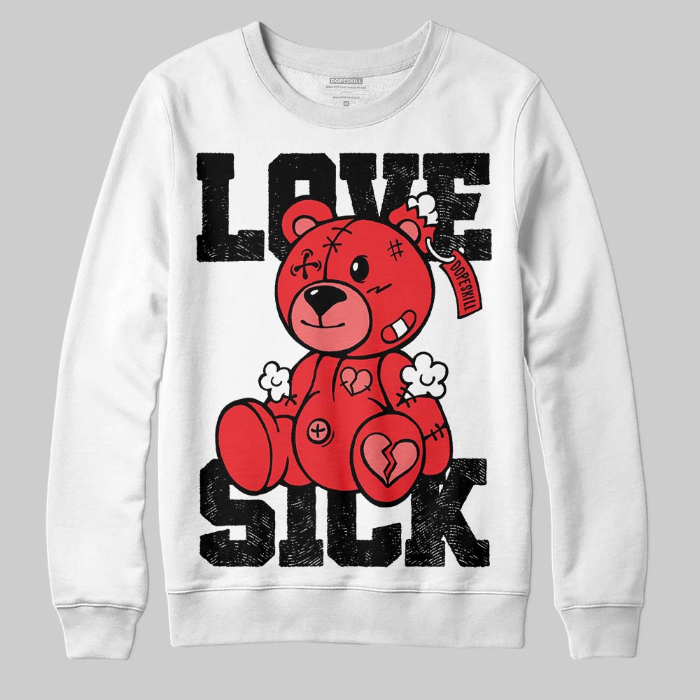 Red Collection superstreetwear Sweatshirt Love Sick Graphic